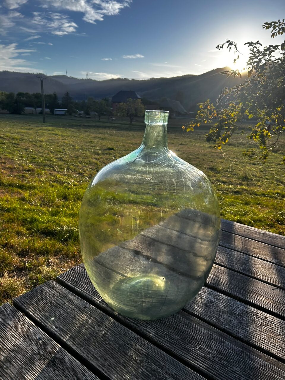 Glasballonvase XXL